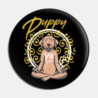 Zen Dogs Love Yoga Pin