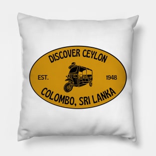 Sri Lanka Vintage Style Pillow