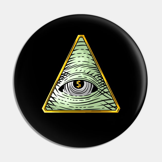 Money God illuminati art with great eye and dolar symbol Pin by Drumsartco