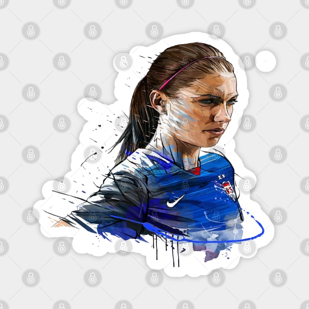 Illustration Alex Morgan Magnet by sonjigunawan