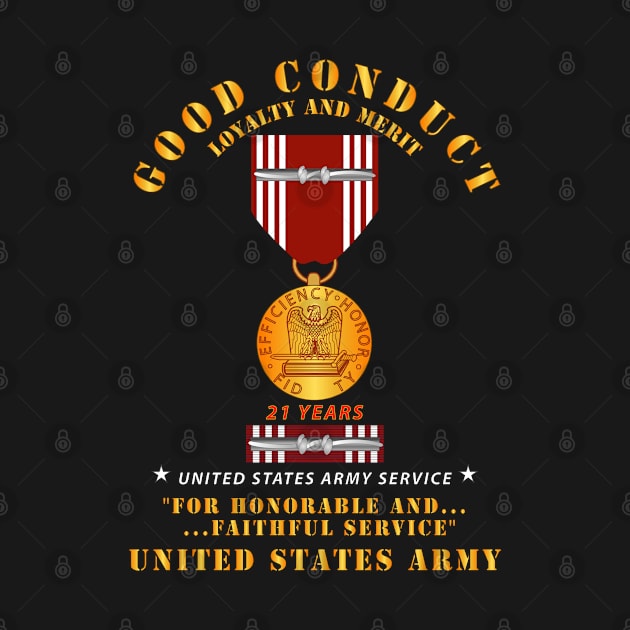 Good Conduct w Medal w Ribbon - 21 Years by twix123844