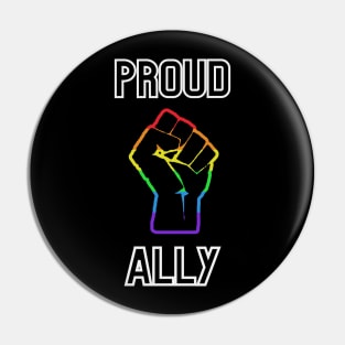 PROUD ALLY Pin