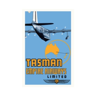 Tasman Empire S30 Airways Vintage Poster 1930s T-Shirt