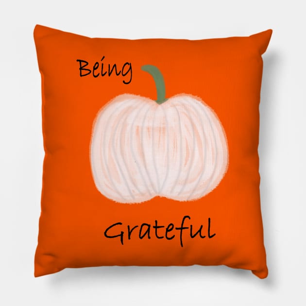 Being Grateful Pillow by Repeat Candy