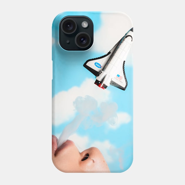 Vapor rocket NASA Phone Case by Asgard