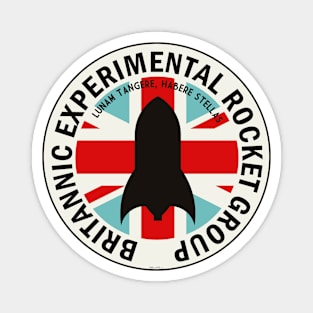 Brutal Moon- Britannic Experimental Rocket Group Insignia Magnet