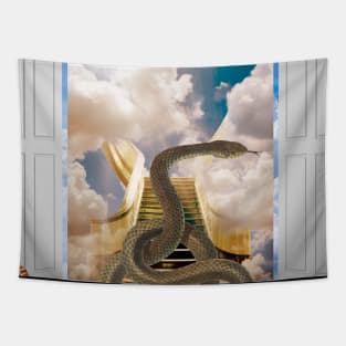 The door to heaven is open Tapestry