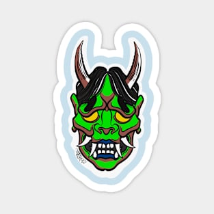 Oni demon green Magnet