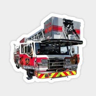 Fire Truck With Open Door Magnet