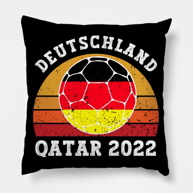 Deutschland Football Pillow by footballomatic