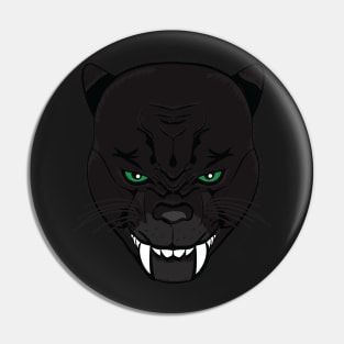 Evil Kitty Cat - Stealth Black Pin