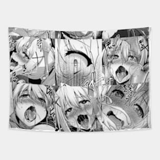 Ahegao Faces Tapestry