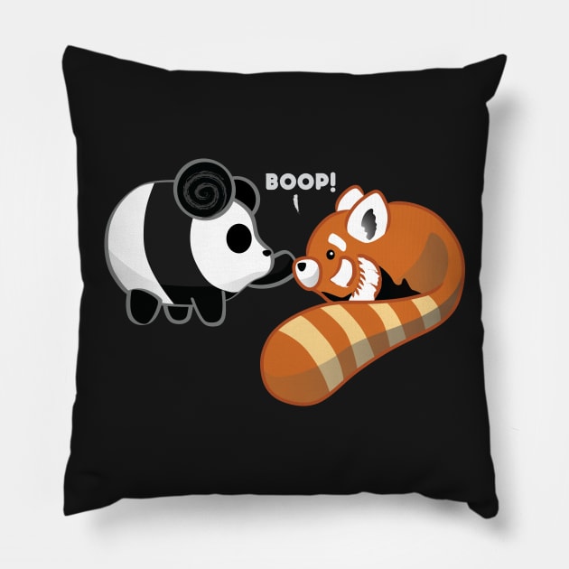 Boop! (for dark shirts) Pillow by PocketPandas