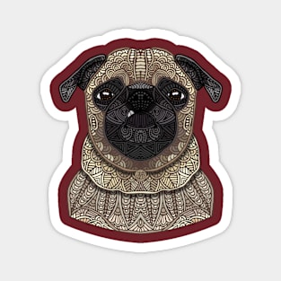 Little fawn pug Magnet