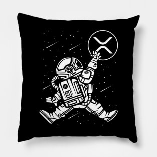 Astronaut Ripple XRP Coin To The Moon Crypto Token Cryptocurrency Wallet HODL Birthday Gift For Men Women Pillow