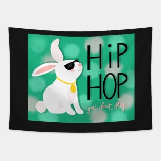 Hip Hop Ya Don't Stop Bunny Tapestry