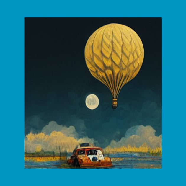 Balloon And Car by Garkbit's