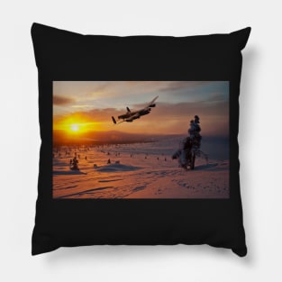 A Winter Sortie Pillow