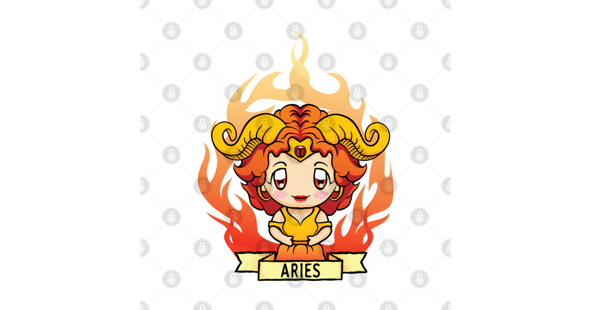 Aries Zodiac Girl Aries T Shirt Teepublic 