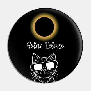 Cat Solar Eclipse Pin