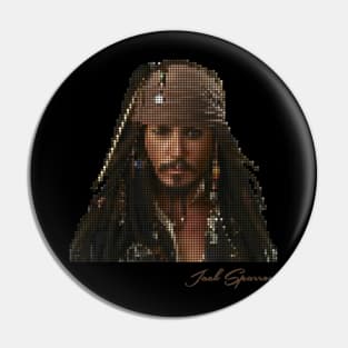 Jack Sparrow -Johnny Depp Pin