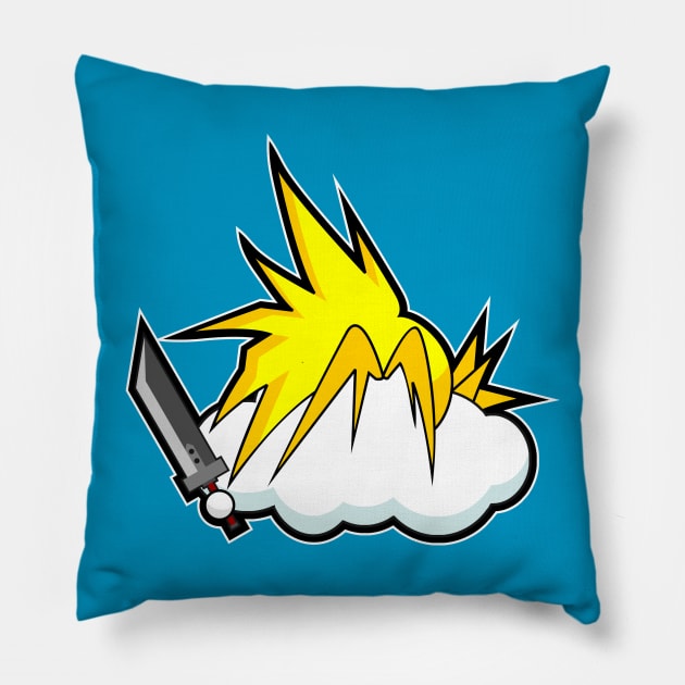 Cloud 7 Pillow by emodist