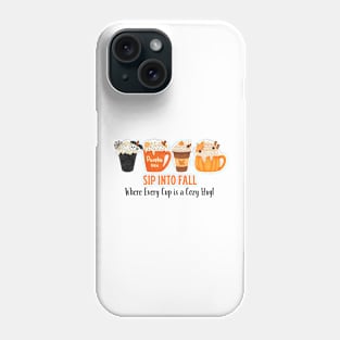 Fall Quote - Fall Vibes  - Fall Season - Thanksgiving Phone Case