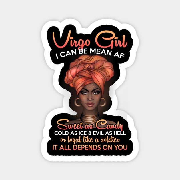 Virgo Birthday Queens Are Born in August 23 - September 22 Magnet by carlostevet