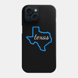 State of Texas Map Phone Case