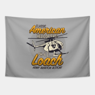 Classic American Helicopters OH-6 Loach Tapestry