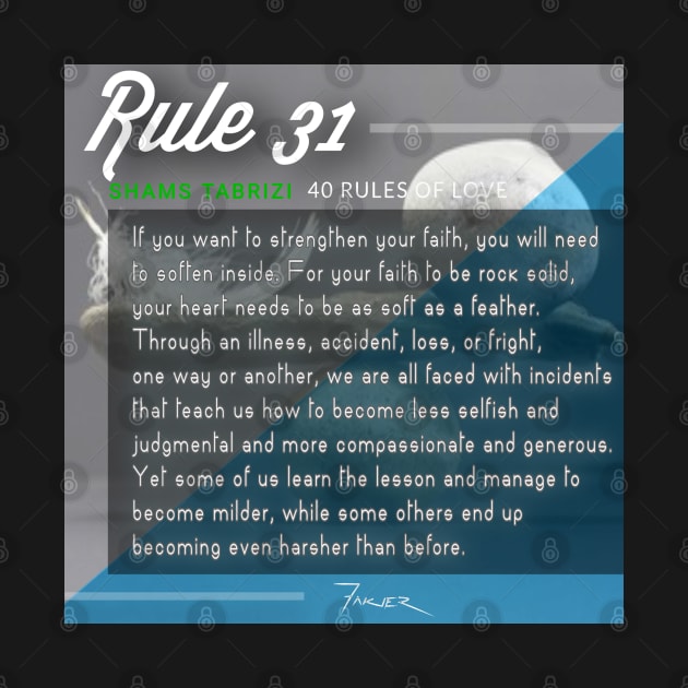 40 RULES OF LOVE - 31 by Fitra Design