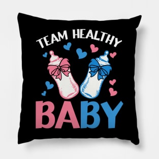 Gender Reveal Party Team Healthy Baby Pillow