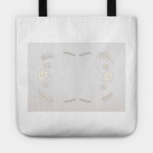 White flowers Tote
