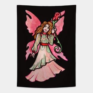 Pink fairy Rose Tapestry