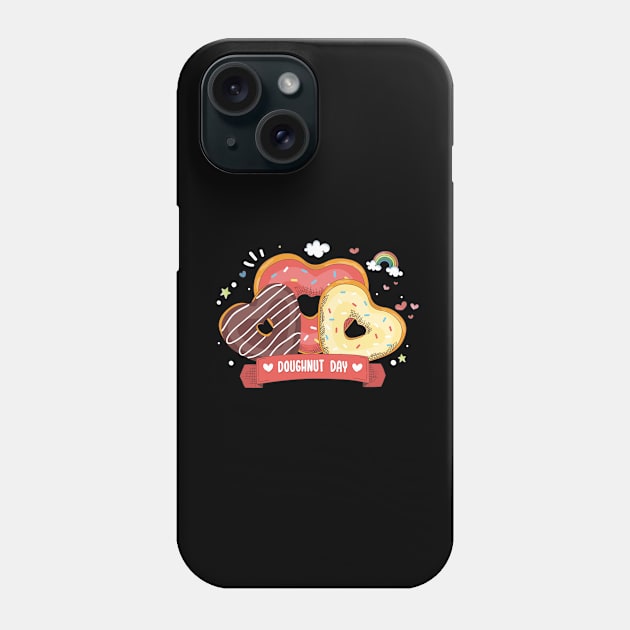 National Doughnut Day Food! Phone Case by Warranty