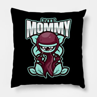 Teal Plant Mommy Pillow