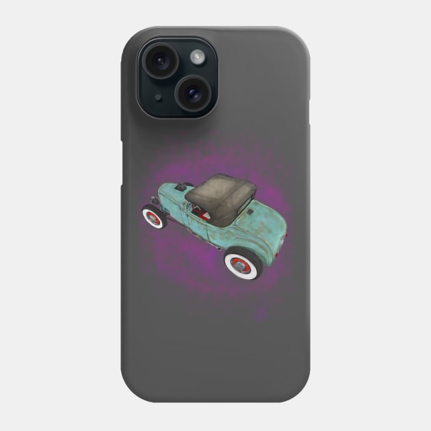 Green rat rod Phone Case by Ronsycrafts 