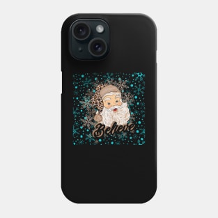 Sparkle Winter Santa Phone Case