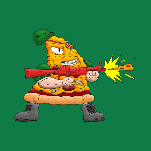 Private Pizza Food Fighters by looeyq