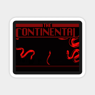 continental series john wick world graphic design illustration Magnet