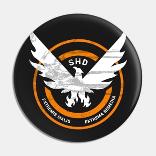 The Division SHD Grunge Logo 1 Pin