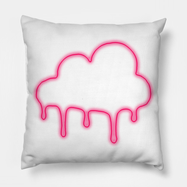 Dixie Damelio Be Happy Cloud Big Logo Neon Pink Charli Damelio Hype House Tiktok Dixie Damelio Pillow Teepublic