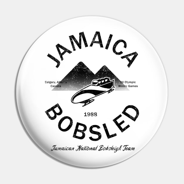 Jamaican Bobsled Team Pin by PaletteDesigns