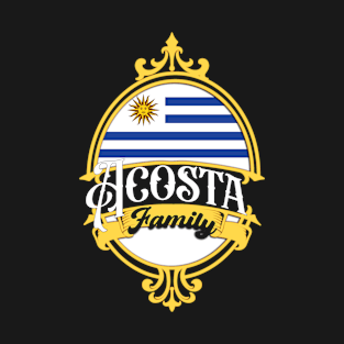 Acosta Family - Uruguay flag T-Shirt