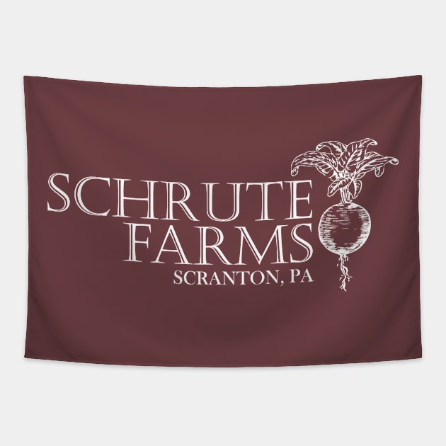 Schrute Farms Tapestry by HeyBeardMon