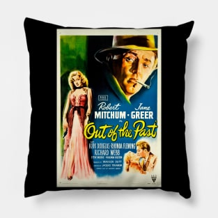 Out of the Past Movie Poster Pillow