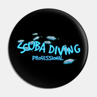 Scuba diving t-shirt designs Pin