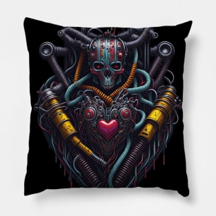 Cyborg Hearts Pillow