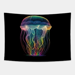 Glowing Jellyfish Tapestry