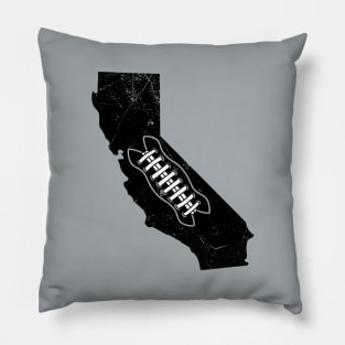 California Football, Retro - Silver Pillow